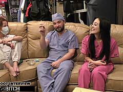 Become Nurse as Blaire Celeste Feels Jizzcasso Blast