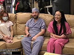 Become Nurse as Blaire Celeste Feels Jizzcasso Blast