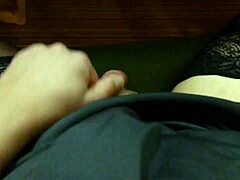 shemale masturbates in stockings, watch me