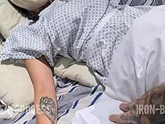 Horny Patient Helps Cum On Tits In Roleplay