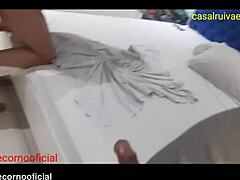 Wife makes husband watch her fun