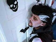 i set up a halloween glory hole for the black teen hottie