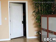 Hot blonde cougar misses giant black cock sliding inside