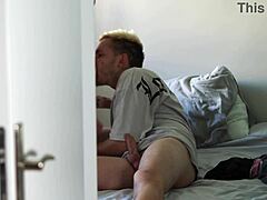 i captured this hot couple fucking in airbnb