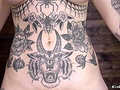 Alt Pale Slave Ass Whipped Hard in Dungeon BDSM Scene