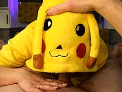 Pikachu Devours Sperm