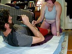 Panty Wetting Piss Play, Liza Pees On Andy And Plays With His Dick