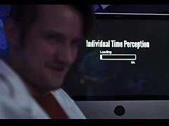 Mad scientist freeze fucks young lab partner Matty Mila