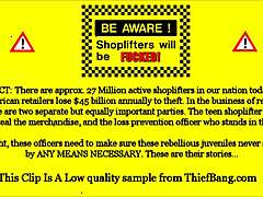 Shoplifting Teen 18+ Boldly Fucks Security Guard To Avoid Jail.