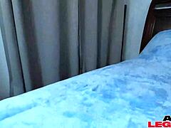 Blazing blonde Skylar Snow milks big dick passionately