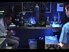 Mad scientist freeze fucks young lab partner Matty Mila