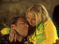 Watch us fuck in the garden tonight, says the blonde hottie.