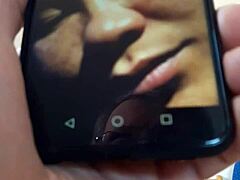 my wife performs a hand show for me while spying