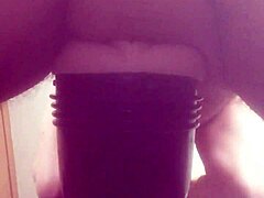 Gazzadomm Fucks His Fleshlight Male Toy Hard