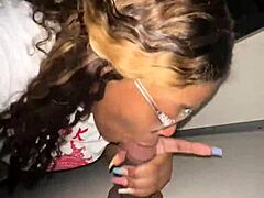 Ebony Bbw Throats Strangers Bbc At The Glory Hole!