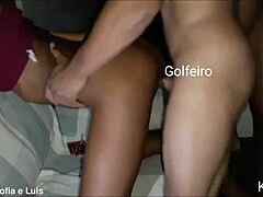 Brazilian Girlfriend's Orgasm With Monster Cock Tattoo