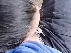 Petite Asian Amateur Fucks in Outdoor Forest Missionary