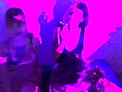 Four Little Sluts Worship Feet At Party