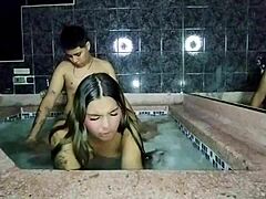 Fucking my stepsister nonstop in a motel.