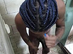 Joao fucks Nicoly Carioca in the BATH