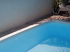 Poolside Hard Pounding