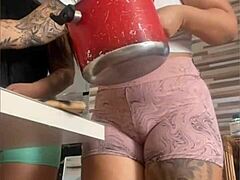 Swollen Pussy Flashing