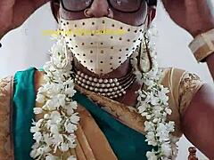 Crossdresser Saree Video