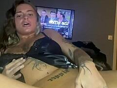 Goth Teen Masturbates