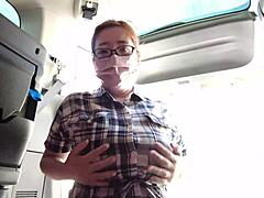 Woman Masturbating Car