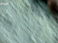 Passionate beach voyeur