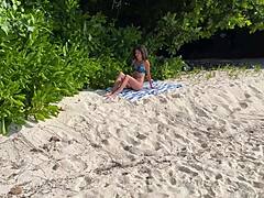 Public Beach Pissing