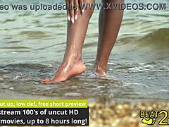 Giggles' Wet Beach Feet