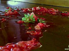 Strawberry Squeezed by Feet