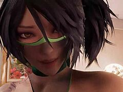 Akali Double Penetrated Hentai