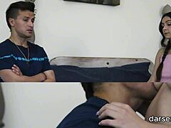 Brunette Teen Sucking