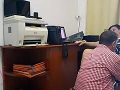 office femdom pussy lick