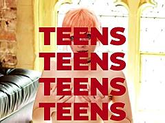 Thrilled Brunette Wank