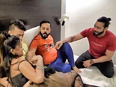 Indian Gangbang Action