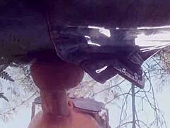 Outdoor Deepthroat Blowjob!