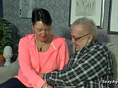 Passionate couch sex