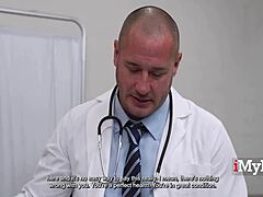 Wife Grips Doctor's Cock