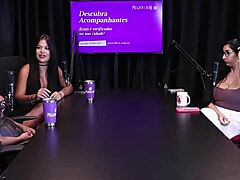 Naughty Brunette Tease