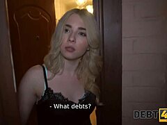 Blonde Debt Collector Fuck