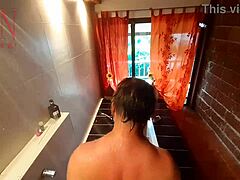 Shower Shaving Voyeur