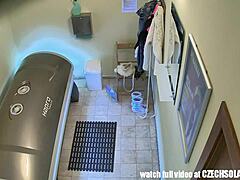 Public Blonde Voyeur