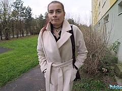 shaven stairwell fuck