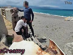 海滩冒险口交